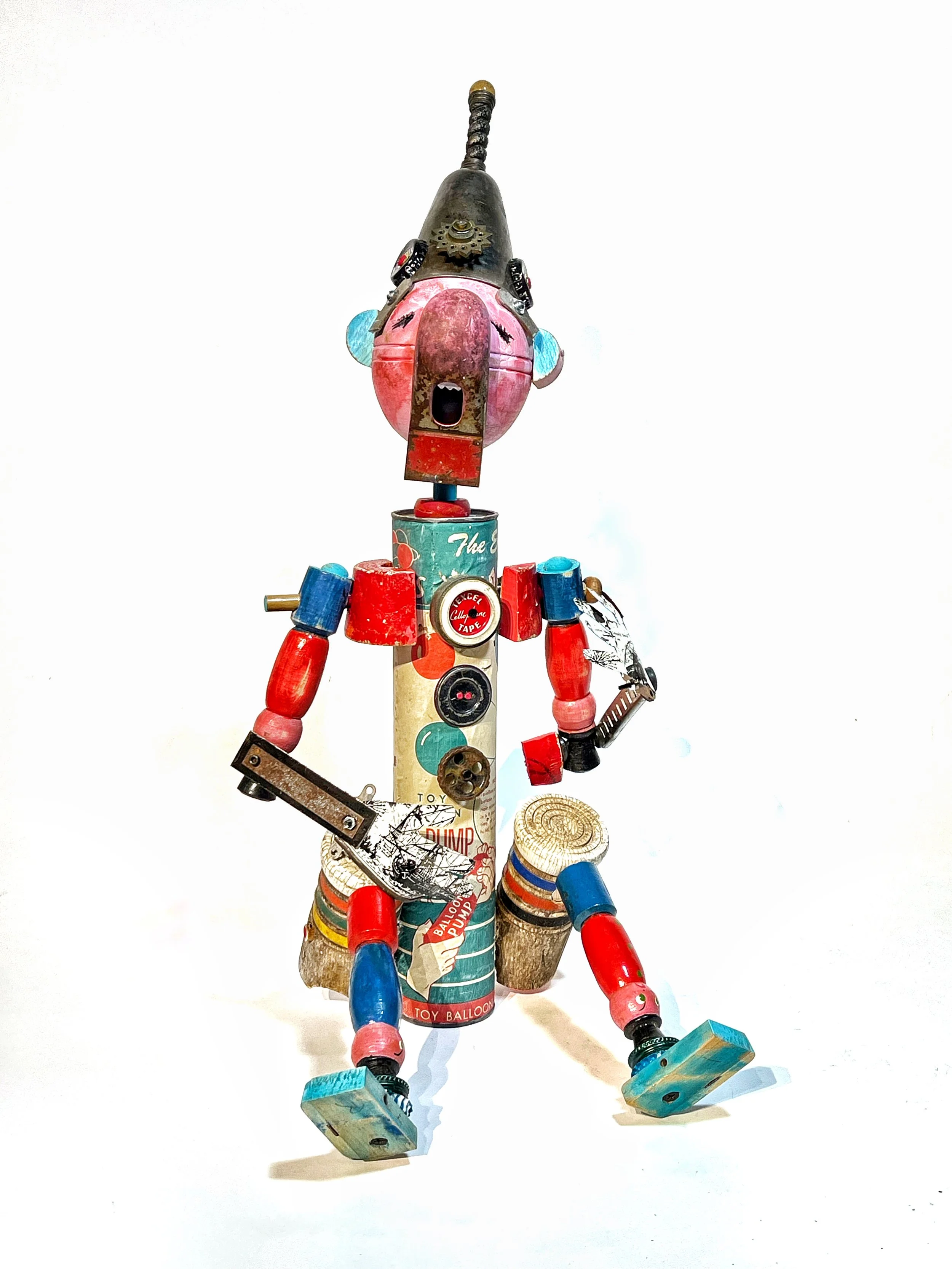 "Sing, Sing a song" 23"x10"x9" Private Collection