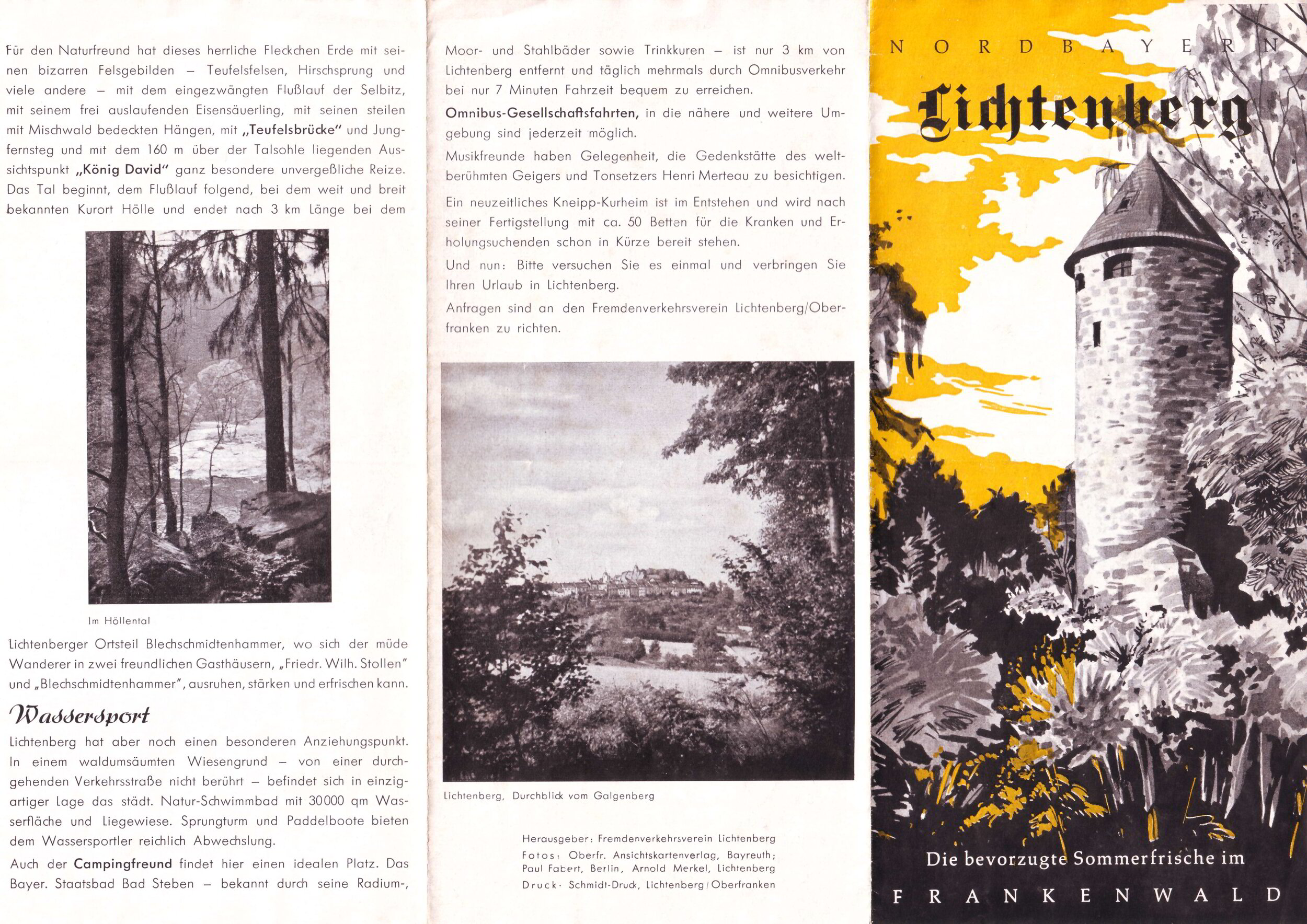 Alter Flyer, Repro: Helmut Welte