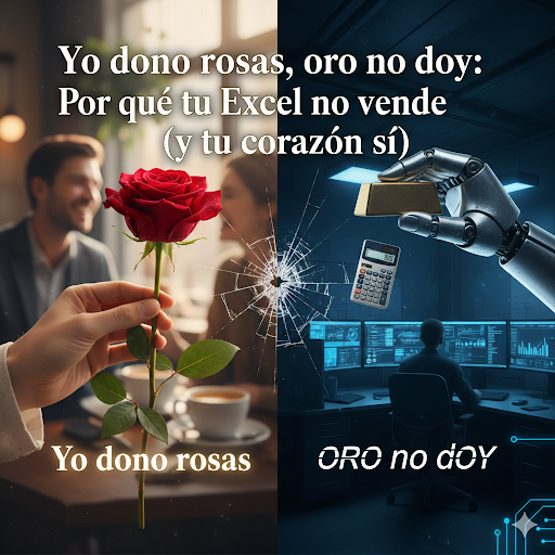 YO DONO ROSAS, ORO NO DOY: TU EXCEL ESTÁ ABURRIDO Y TU CLIENTE... TAMBIÉN. ¡DALE ALEGRÍA A ESA VENTA!
