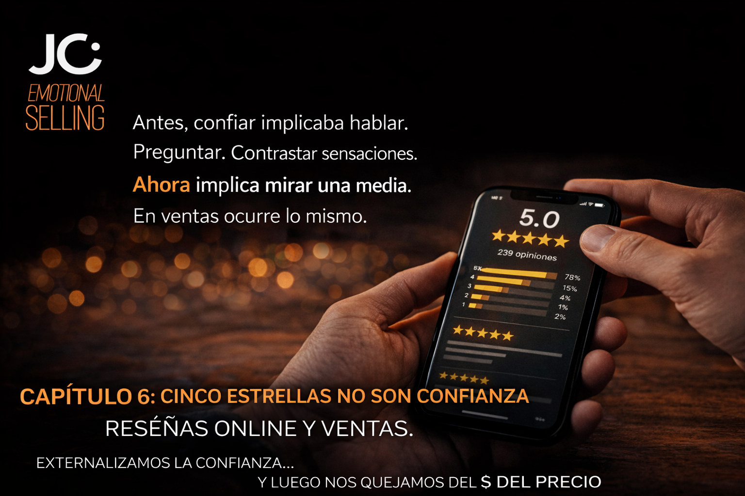 CINCO ESTRELLAS NO SON CONFIANZA RESEÑAS ONLINE Y VENTAS