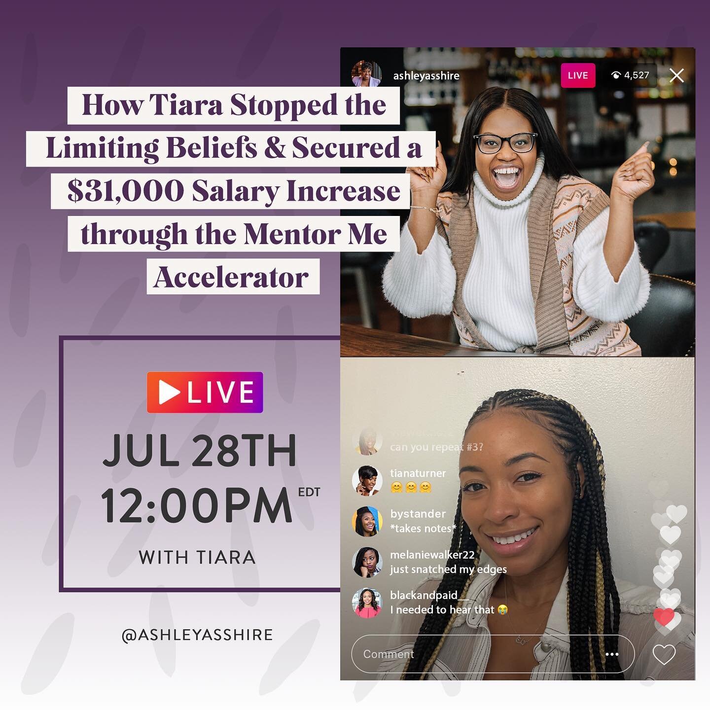 &ldquo;The things that you desire for your life and career are available to you.&rdquo;

I probably said this to Tiara twice a week for months before she believed it

🤣🤣🤣

Like a lot of high achieving women despite her degree, years of experience 