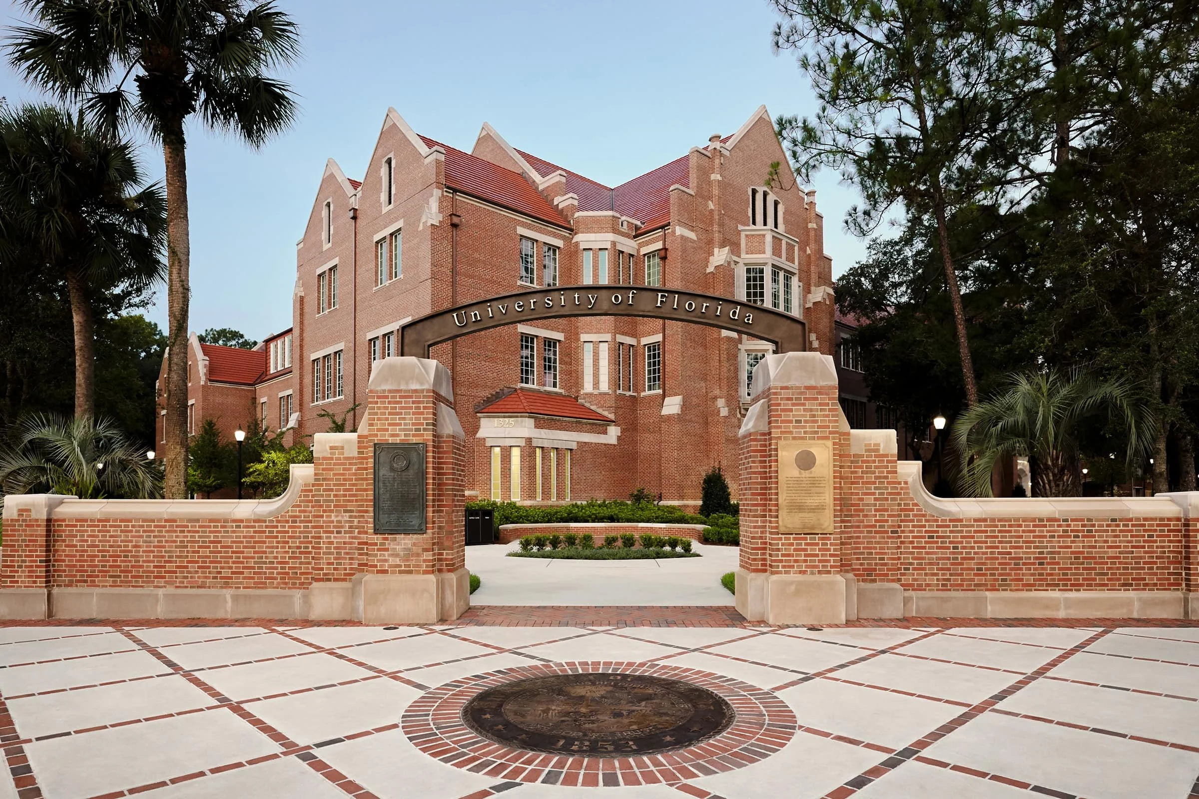 Brick building at the University of Florida