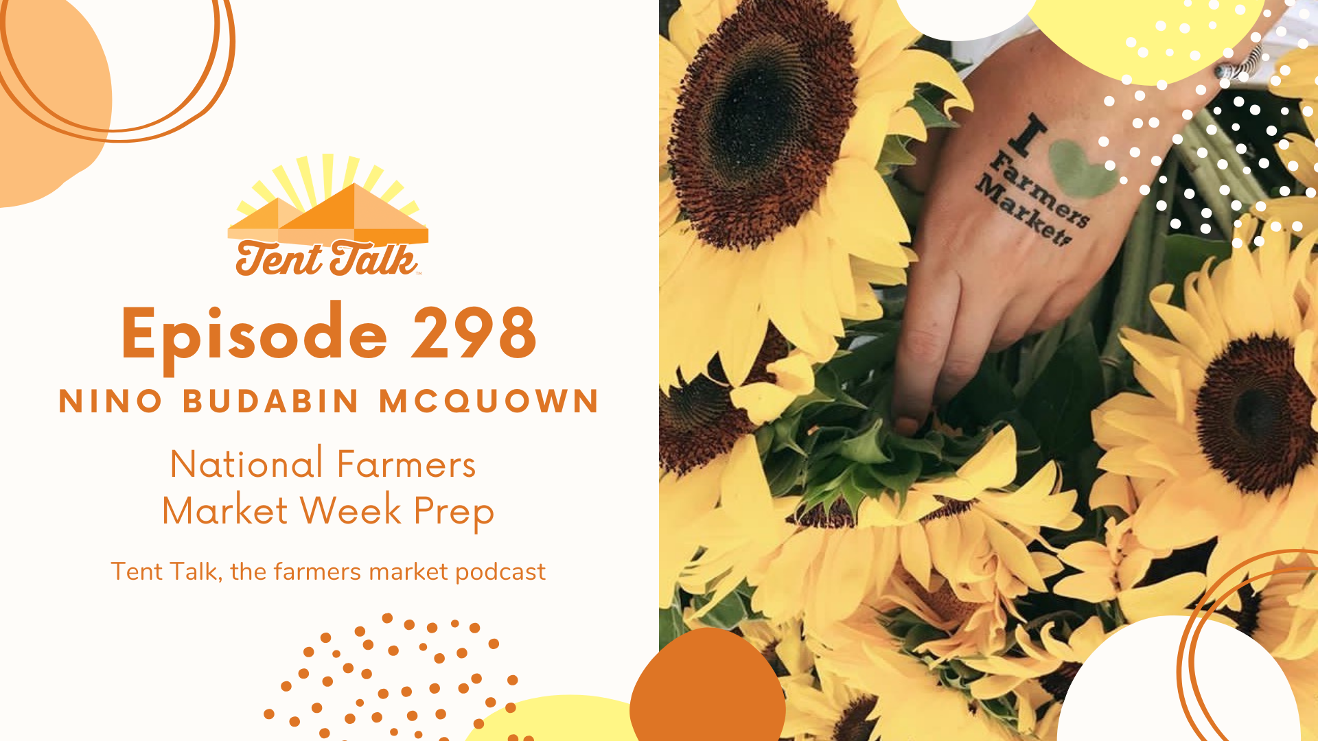 Episode 298: Nino Budabin McQuown: National Farmers Market Week Prep