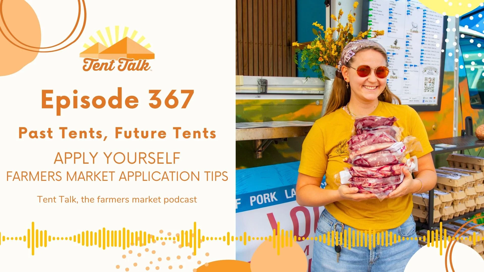 367: Past Tents, Future Tents | Apply Yourself: Farmers Market Application Tips