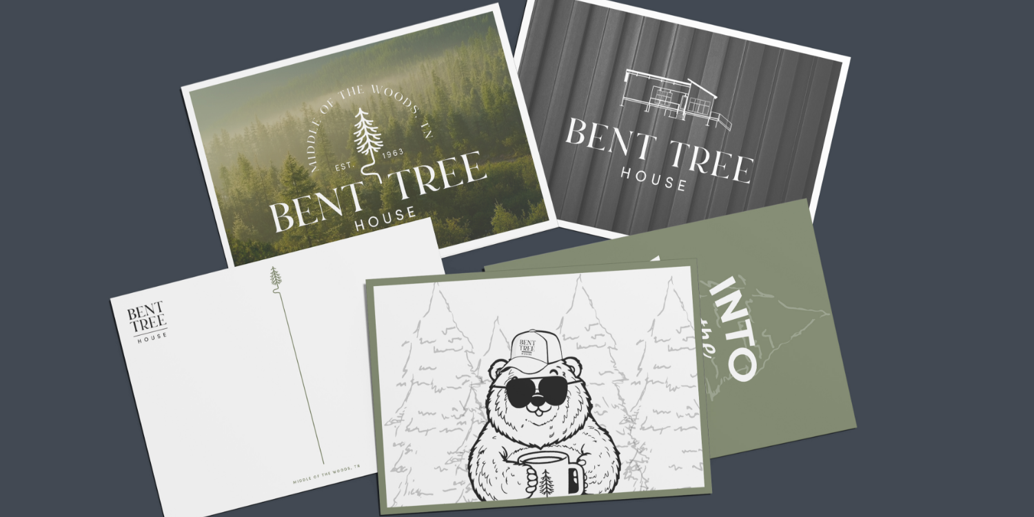 Bent Tree House - Campbell Creative - Collateral - Postcard Design