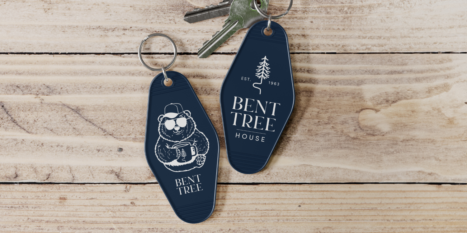 Bent Tree House - Campbell Creative - Collateral - Motel Key Design