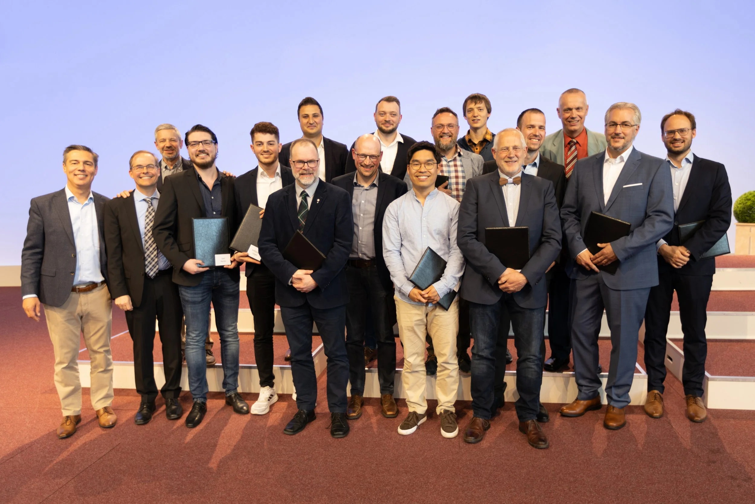  Recent graduates of the Arche Pastors College in Hamburg, Germany. 