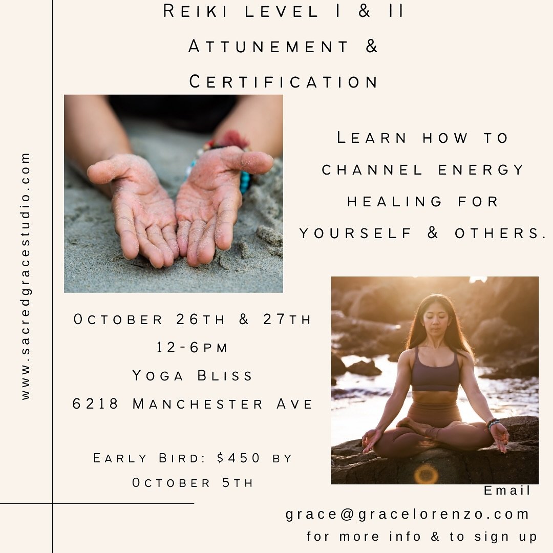 ⚡️Unlock the healing power within you with Reiki I &amp; II Certification. This course introduces you to the ancient practice of Reiki, a Japanese technique for stress reduction, relaxation, and energy healing. You&rsquo;ll learn to channel healing e