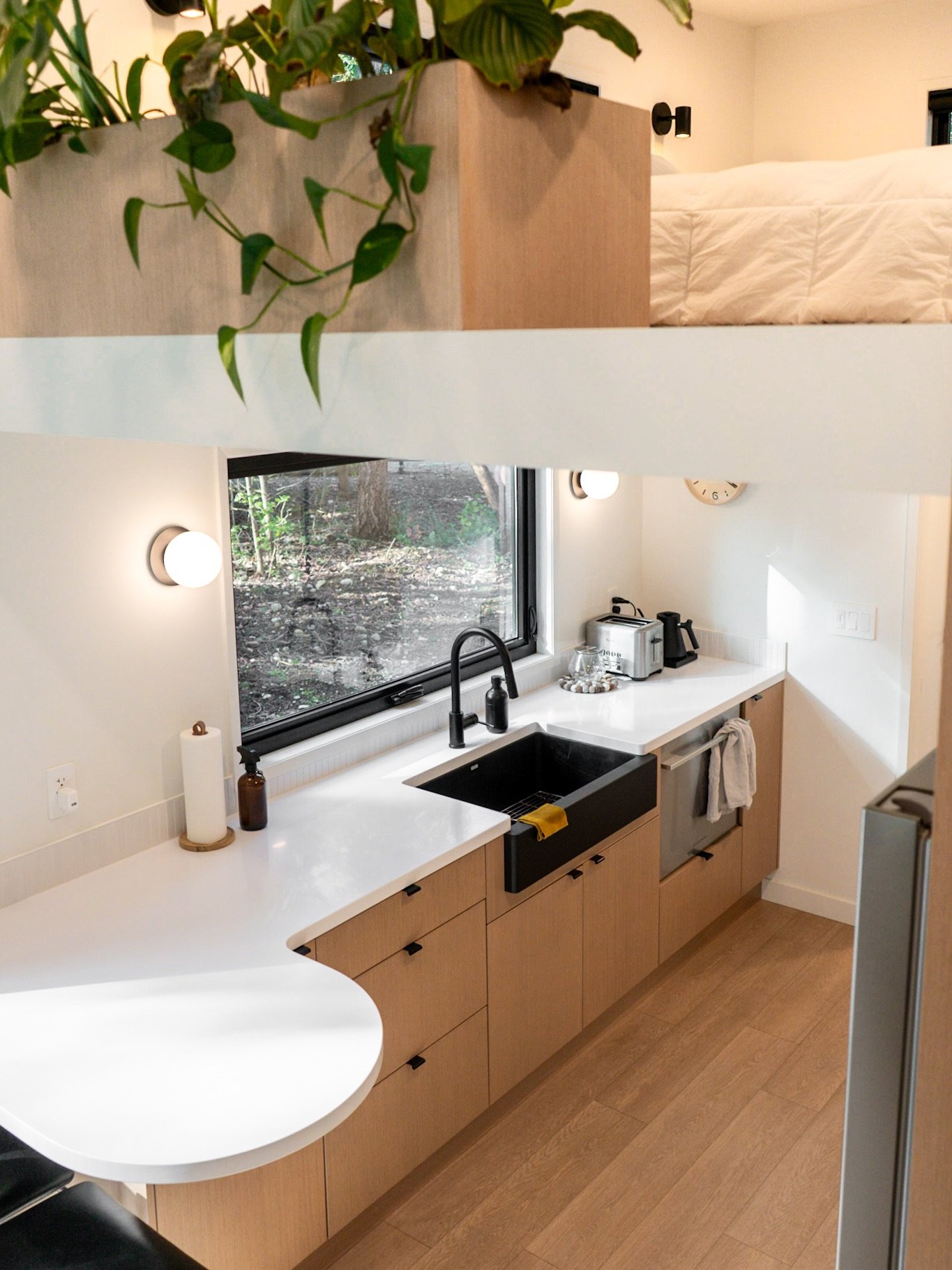 The smaller the space, the more the floor plan and window placement matter.

Alternative dwelling units push the limits of square footage with innovative storage solutions, multifunctional spaces, and design elements that define and elevate the space