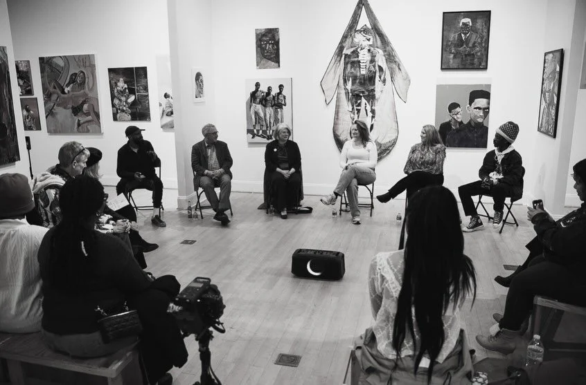 Many thanks to all who joined us this weekend for Conversations in Art/The Artist Salon that took place in conjunction with TENFOLD at the CAN Gallery @citycenteratoysterpoint. Special thanks to our panelists! We appreciate your generosity in time, i
