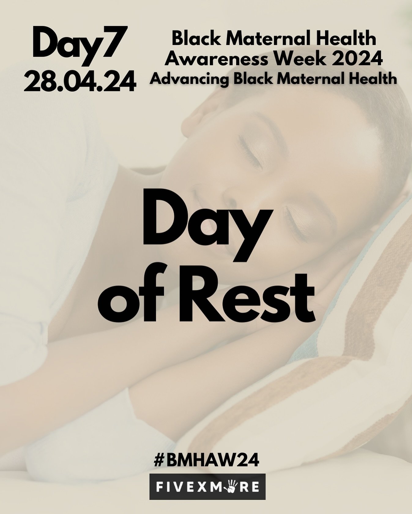 Today, we prioritise rest and express our gratitude to everyone who contributed to this impactful week. It&rsquo;s been a whirlwind of information and experiences.

Let&rsquo;s take a moment to reflect on what we&rsquo;ve learned about Black maternal