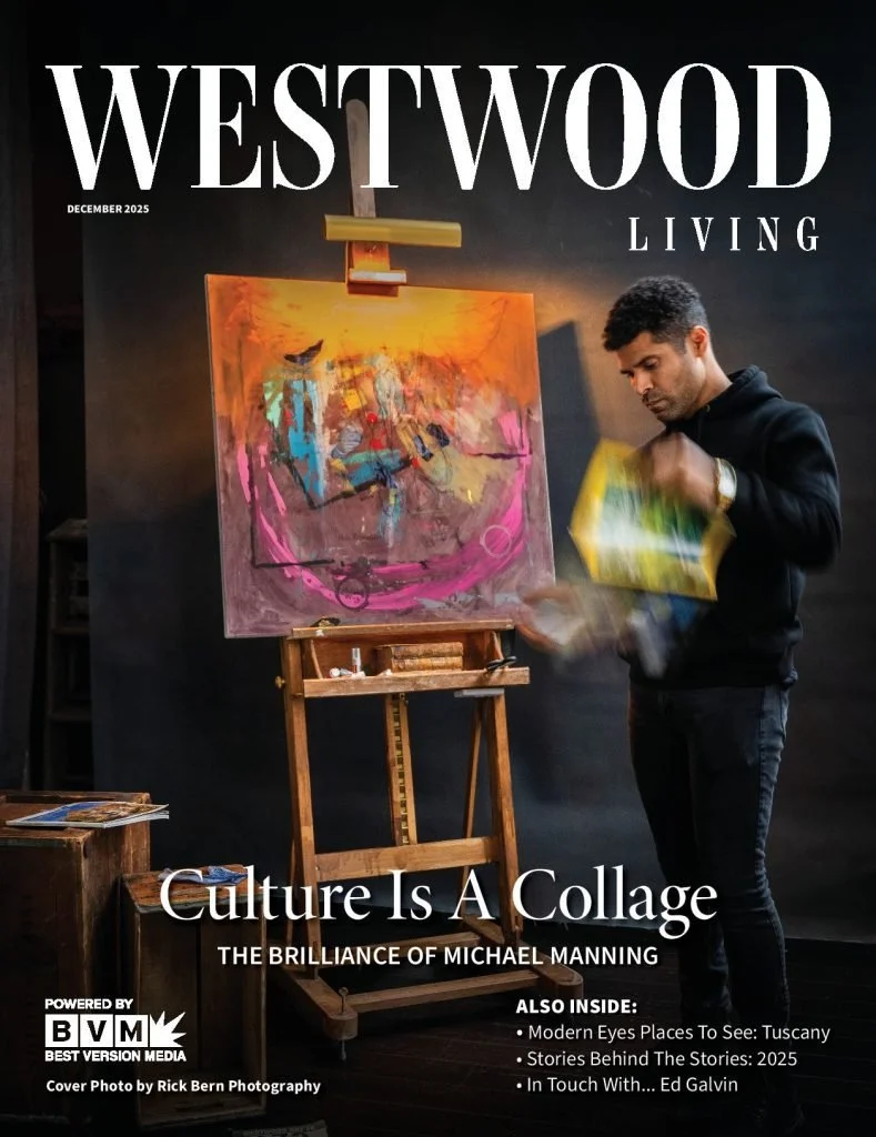 Click Image to Visit Article by Westwood Living Magazine About Michael's Artwork