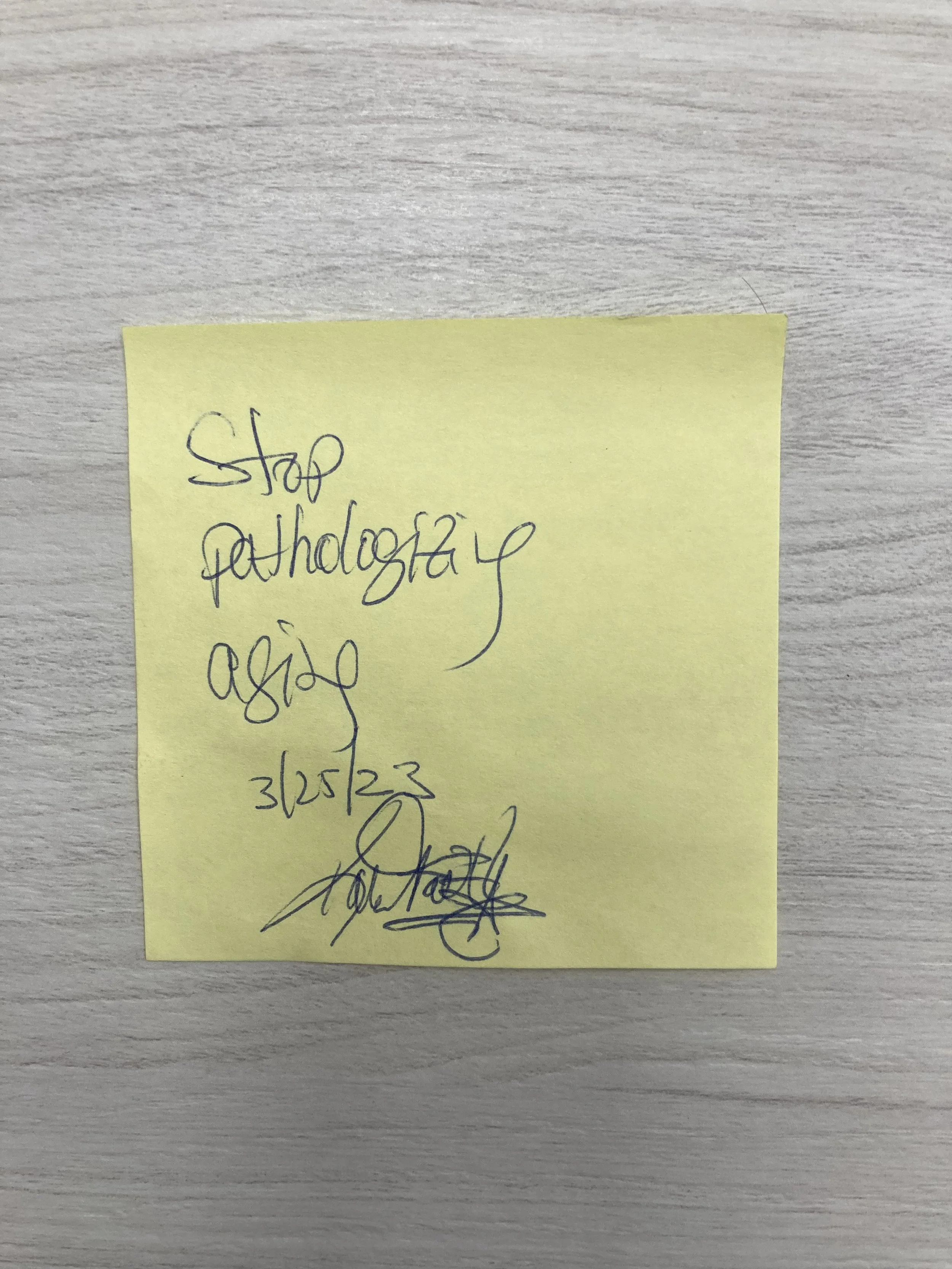 Stop Pathologizing Aging