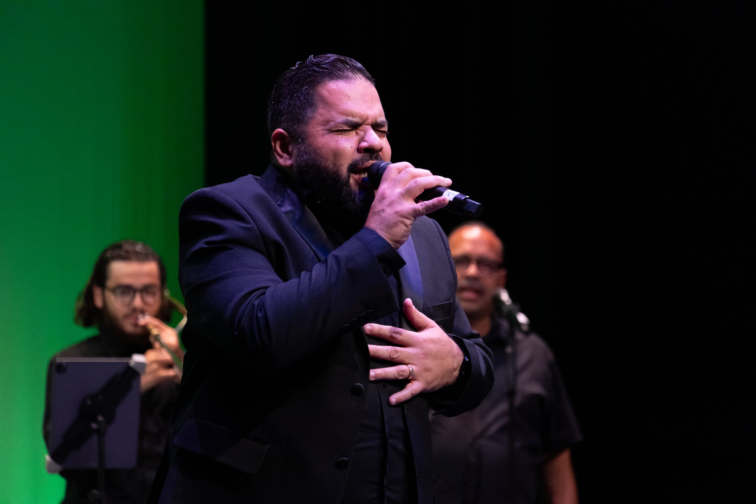  Puchi Colón and his band performed “Salsa Praise,” an arrangement of “I Can Only Imagine” with a fun, Latin twist.  