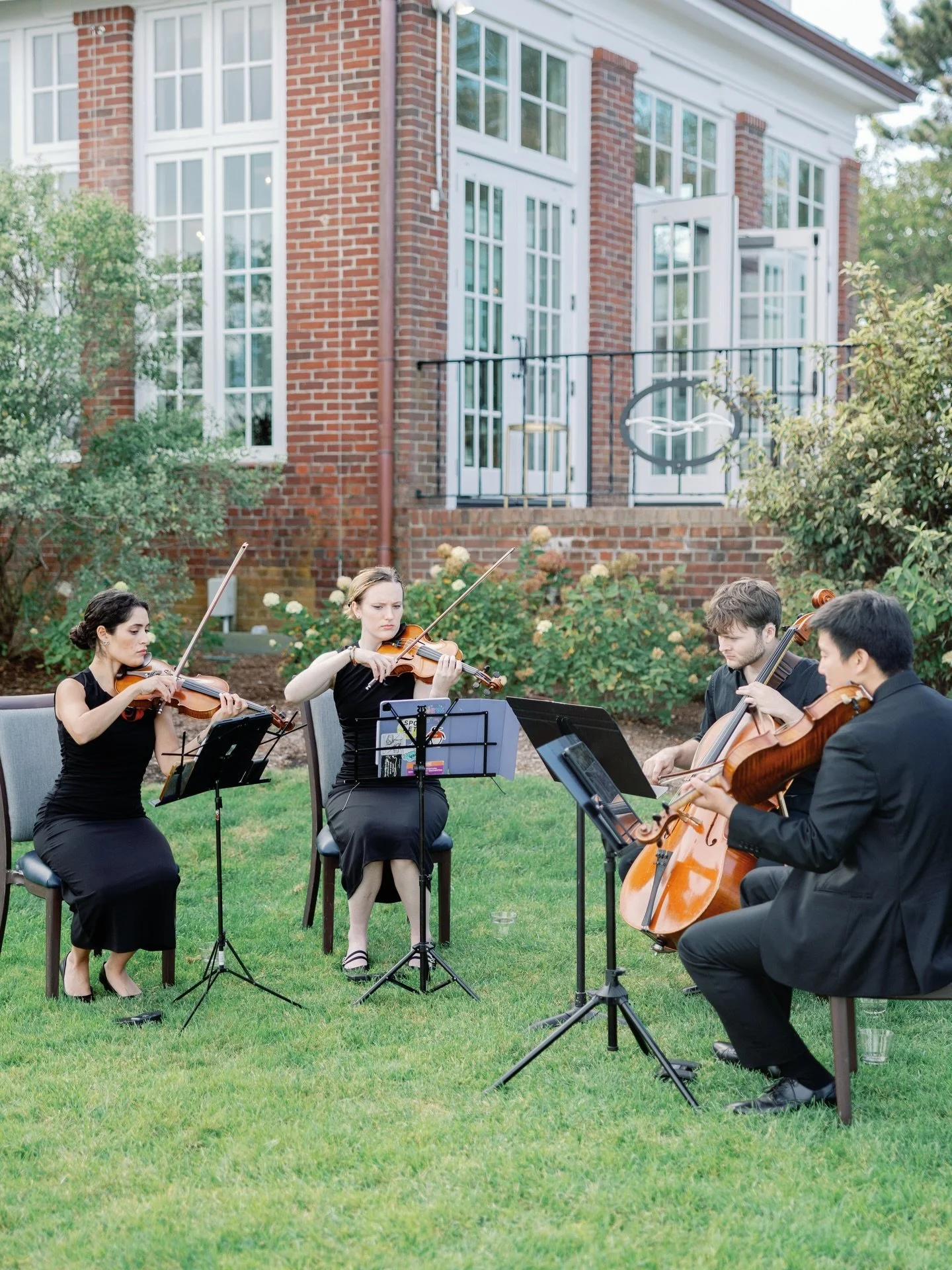 Yesterday&rsquo;s snowstorm makes summer days like this even sweeter ☀️💛

@mccoll.photo 
@chathambarsinn 

Cape Cod Wedding, Chatham Wedding, Summer Wedding, String Quartet, Wedding Ceremony, Live Music, Cocktail Hour, Florist, Wedding Venue