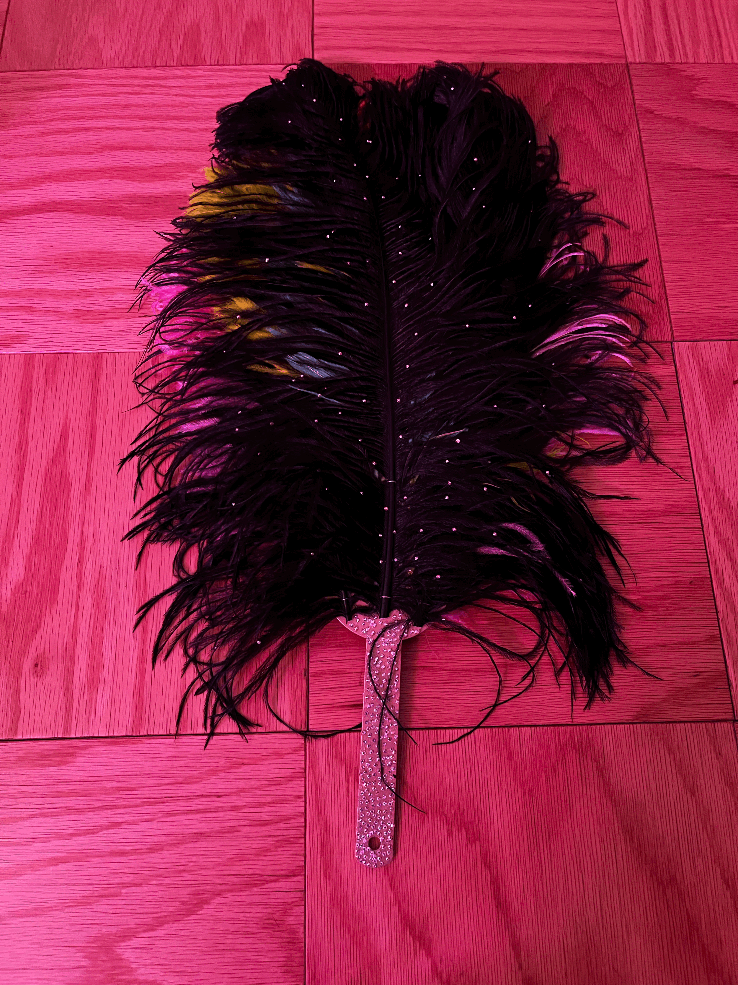 Midnight in the Tropics - Hand Fan