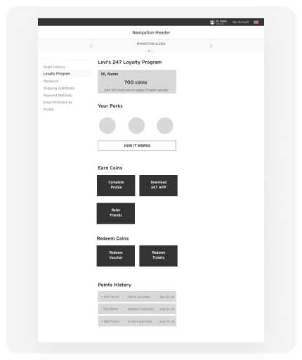 Loyalty Program — Tzu-I Lee