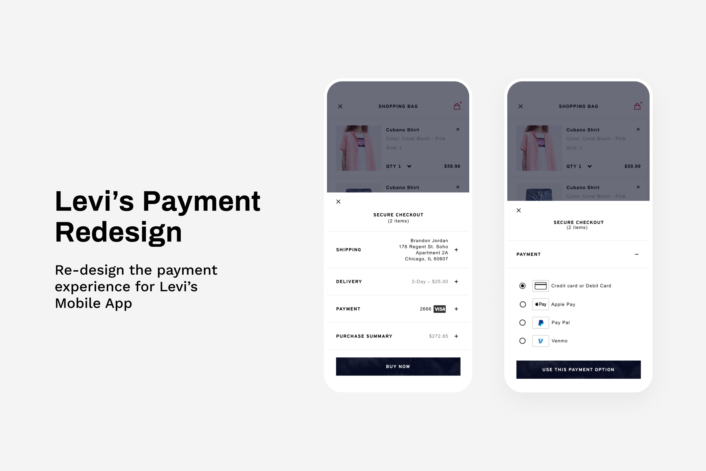 Payment Redesign — Tzu-I Lee