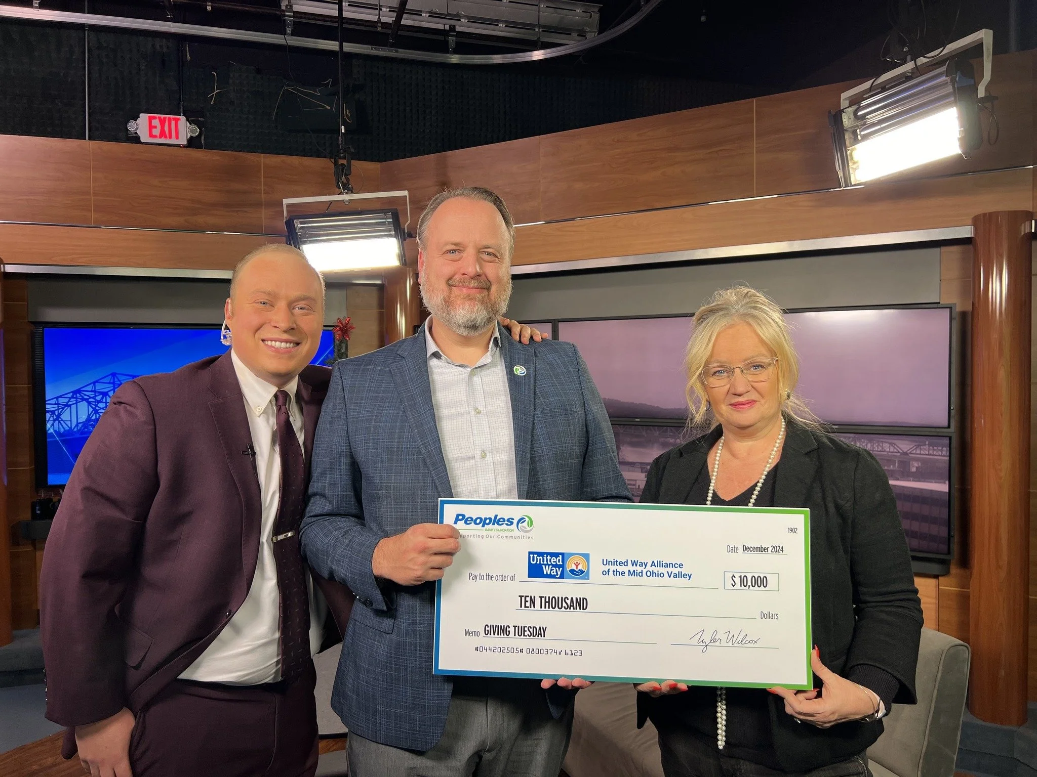 What a great way to kick off Giving Tuesday!

Thank you to Peoples Bank for your generosity. We appreciate your commitment to our work throughout the community.

Your United Way has 12 internal initiatives that create lasting impact in the Mid-Ohio V