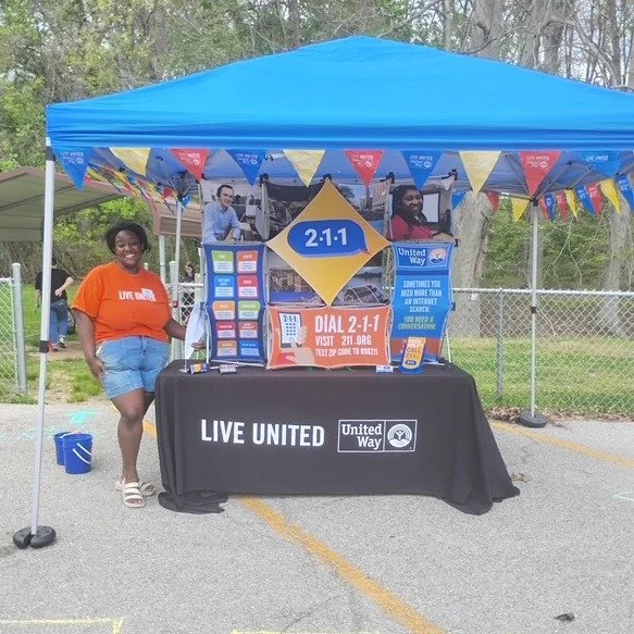 Over the weekend, our team members Jaliyah and Rachael attended Parkersburg YMCA's Healthy Kids Day! ☀️

They had a great time connecting with members of our community &amp; sharing about the resources available through our United Way and 211. 

#Liv