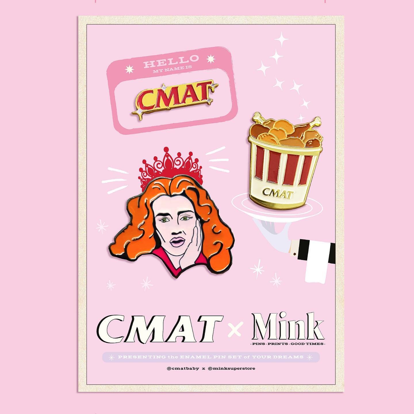 Listening to CMAT&rsquo;s album on repeat? Don&rsquo;t do so alone: pick up our pin set to keep you company as you laugh, cry and cowboy. 💖

Link in bio!
@cmatbaby