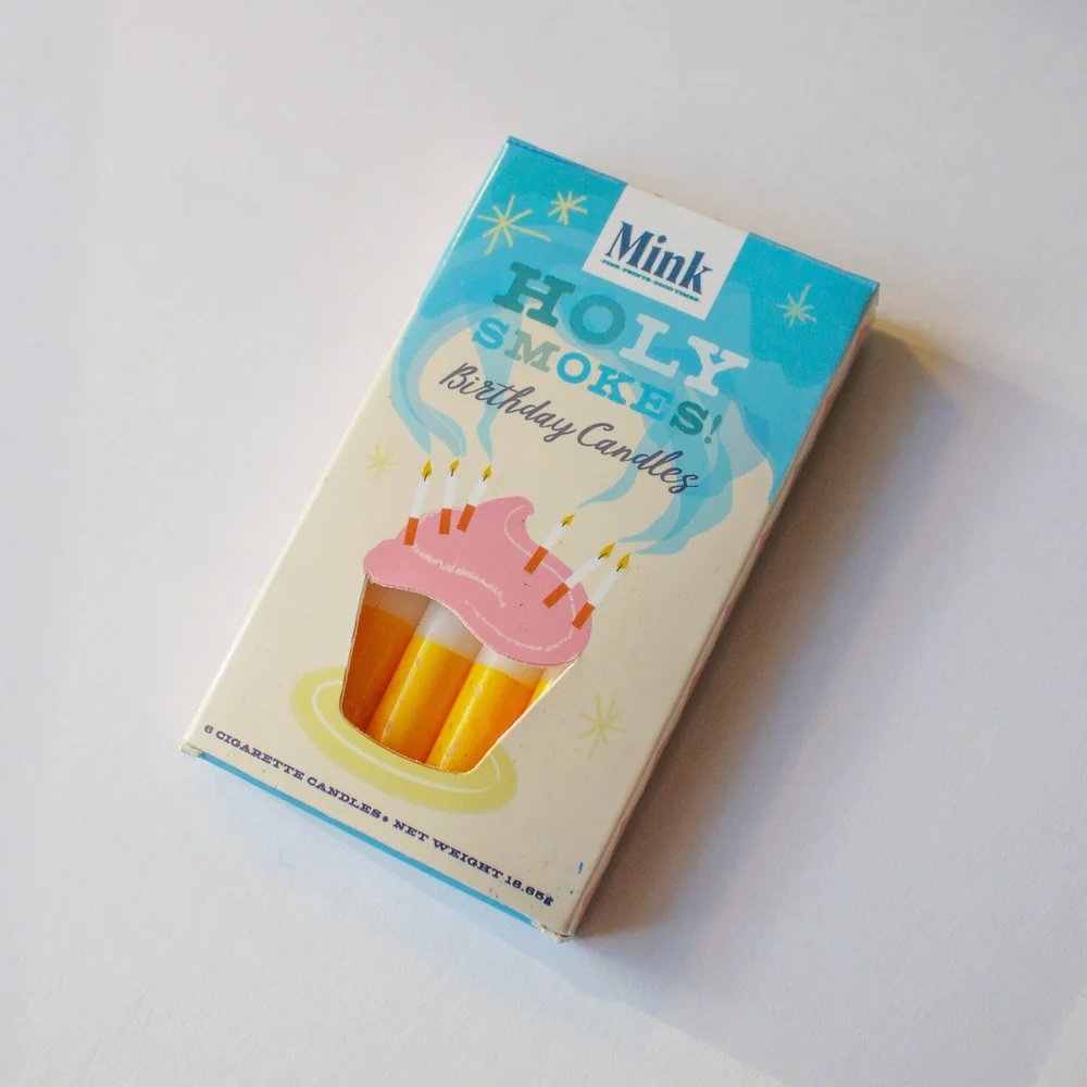 bougie cigarettes Holy Smokes: Cigarette Birthday Candles — Martha Hegarty