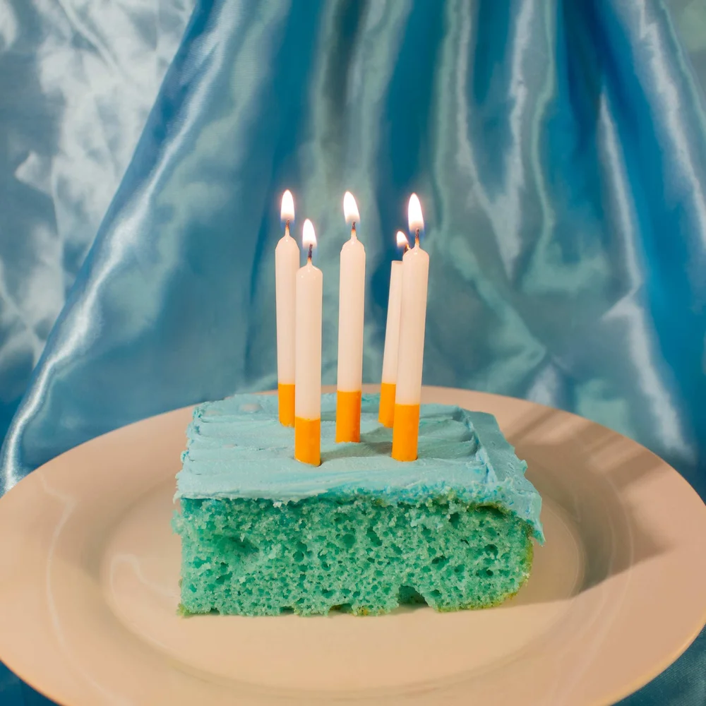 cigarette birthday candles Holy Smokes: Cigarette Birthday Candles — Martha Hegarty