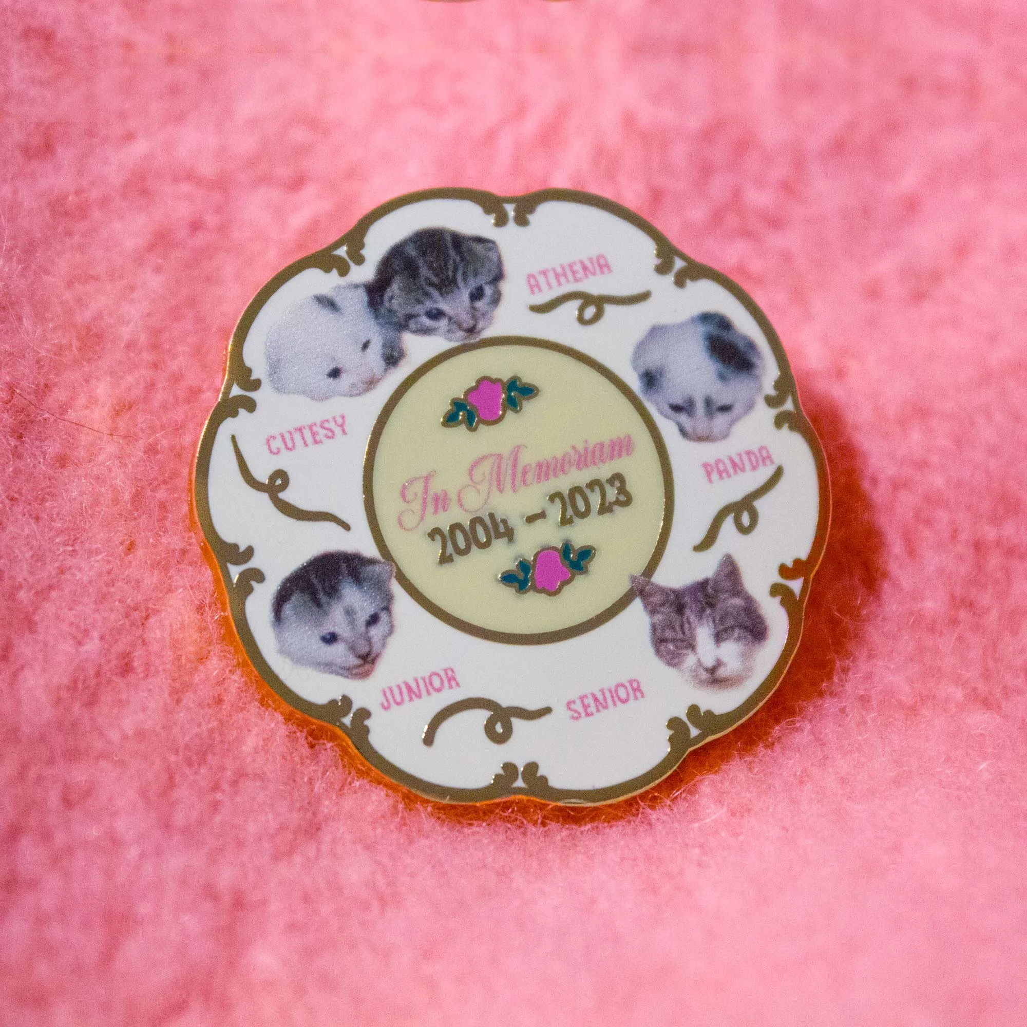 Commemorative Plate for My Cats