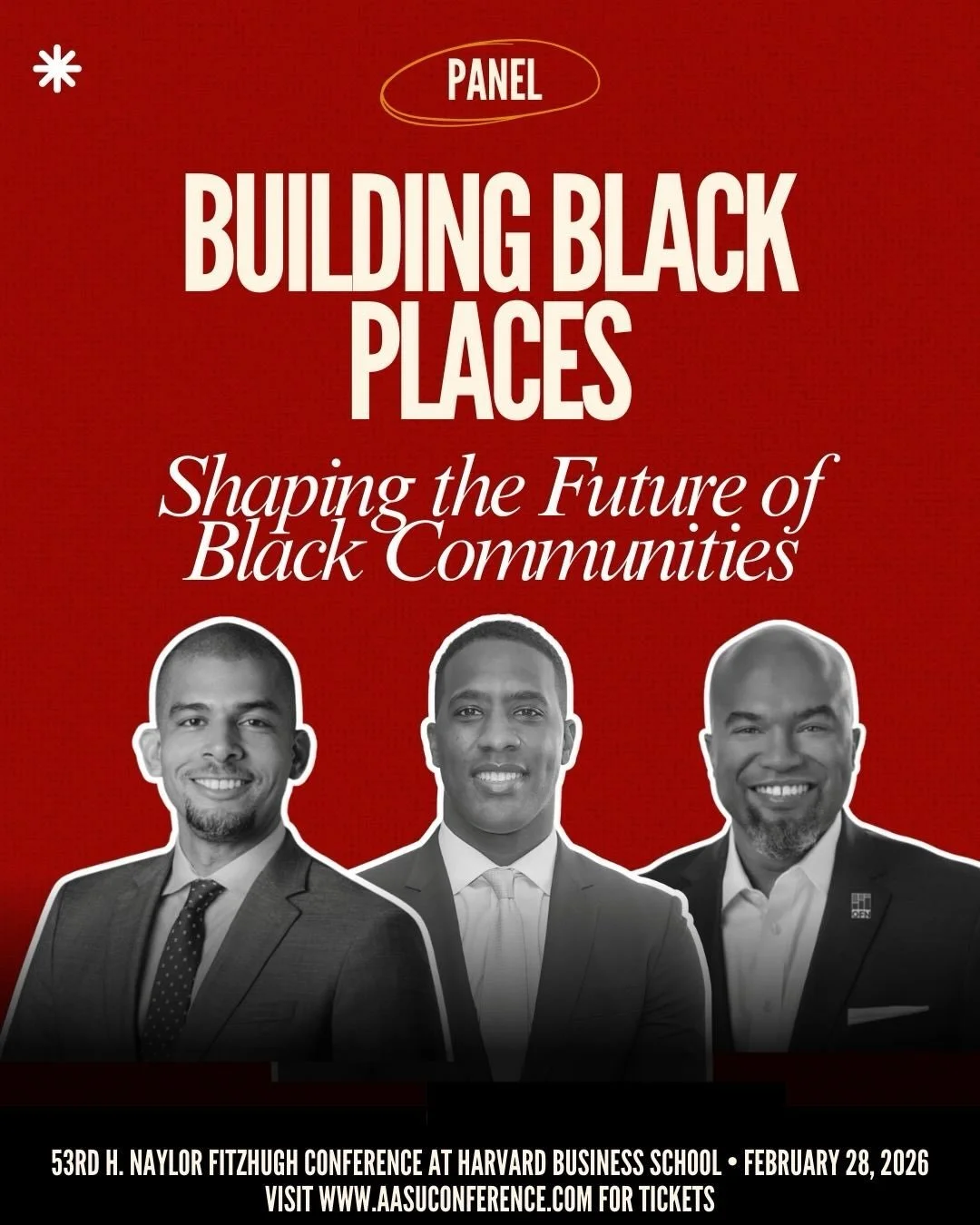 📣 Join us for &ldquo;Building Black Places: Shaping the Future of Black Communities,&rdquo; a powerful panel conversation featuring David Williams (Lafayette Square Institute), Jamar Adams (Essence Development), and Harold Pettigrew (Opportunity Fin