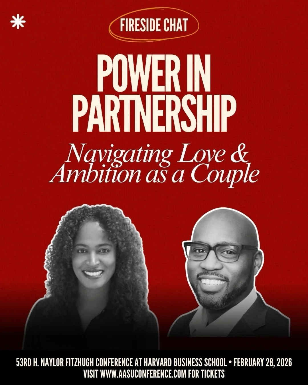 📣 Join us for &ldquo;Power in Partnership: Navigating Love &amp; Ambition as a Couple,&rdquo; a candid fireside chat featuring Azania Andrews (HBS &rsquo;08), CEO of Bar Keepers Friend and former Anheuser-Busch InBev executive, alongside Martin Gill