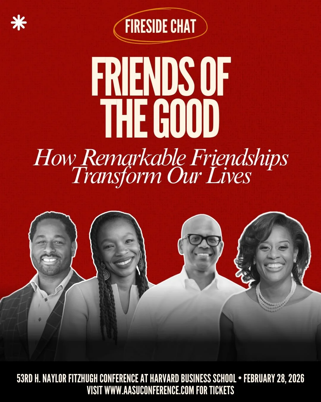 🔥 Join us for a powerful Fireside Chat: Friends of the Good &mdash; How Remarkable Friendships Transform Our Lives.

Reuniting members of the HBS Class of 2001, this conversation brings together accomplished investors, executives, and scholars to re