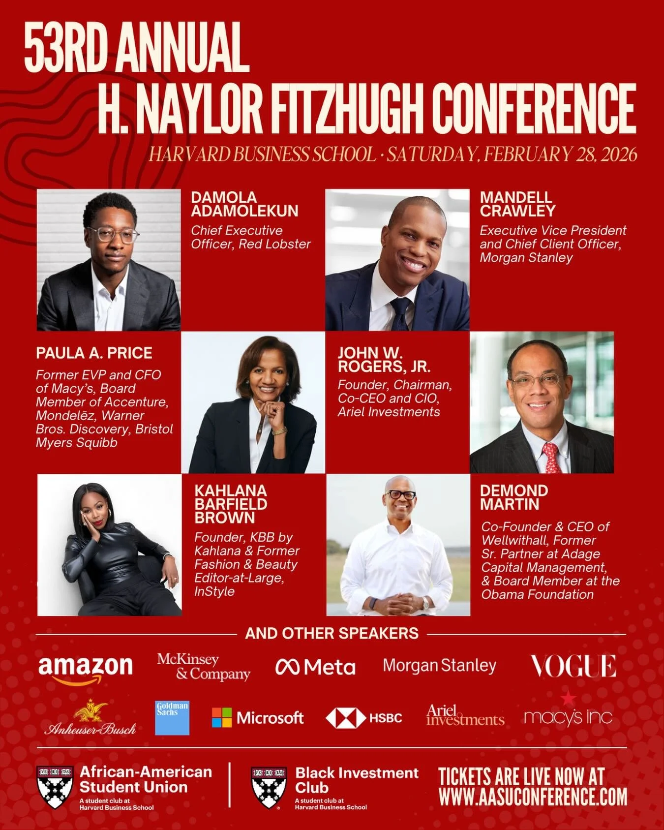 📣 Who are you most excited to hear speak this month? Send to a friend, and secure your ticket at the link in our bio before it's too late!