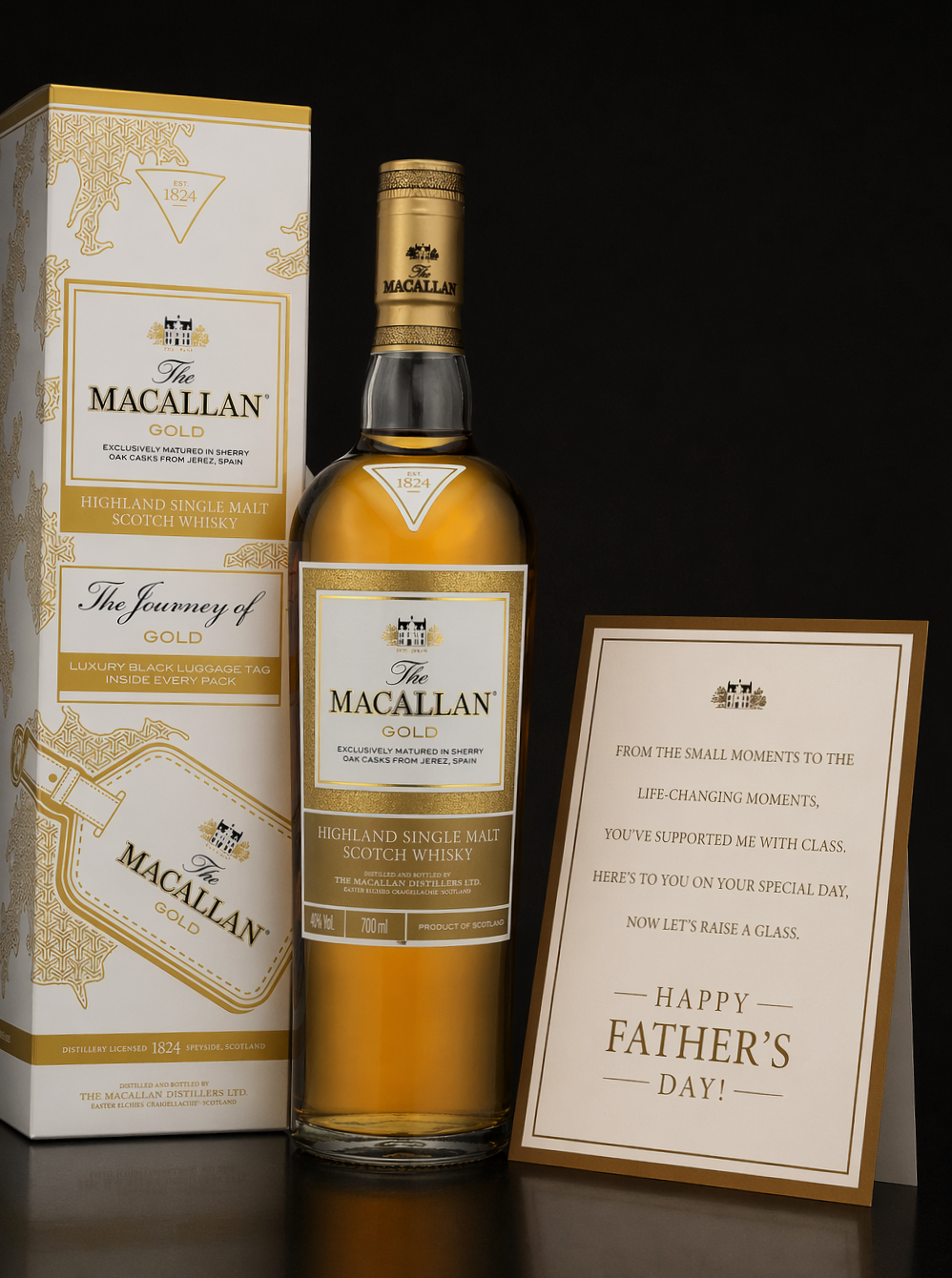Macallan Fathers Day greeting card - Steve Heald NY copywriter