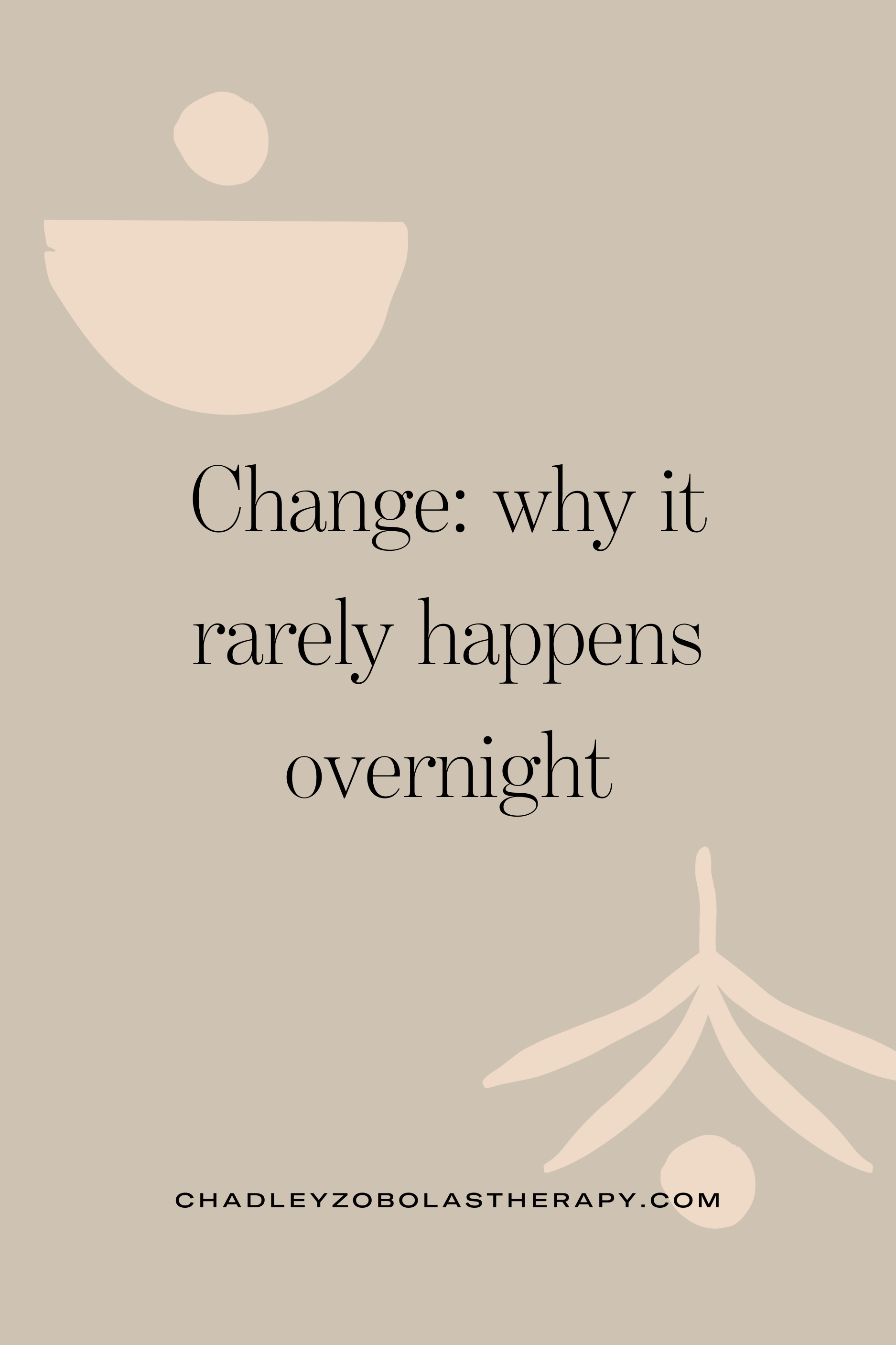 Change: why it rarely happens overnight 