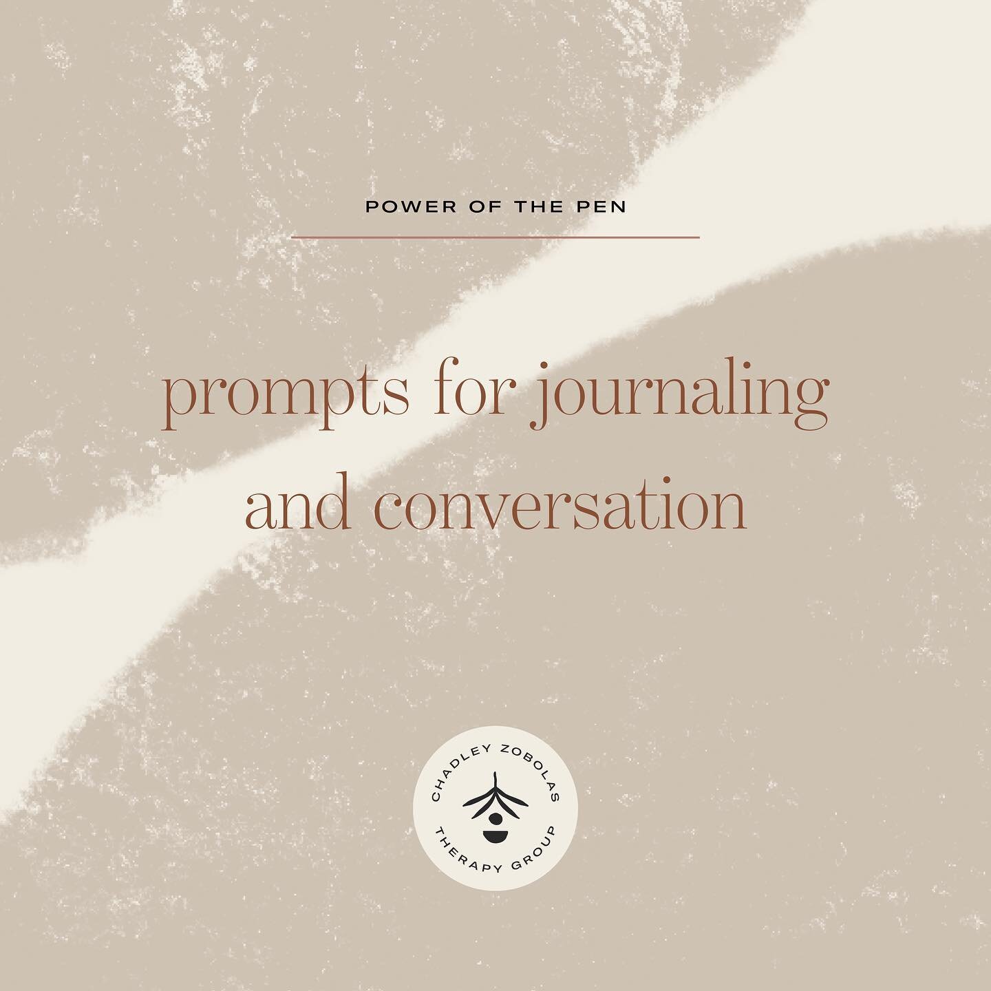 Jordan finds that one of the greatest privileges of being a therapist is being steeped in the art of conversation daily. Explore her compilation of journal prompts/conversation starters that she hopes will help you engage in introspective, rich dialo