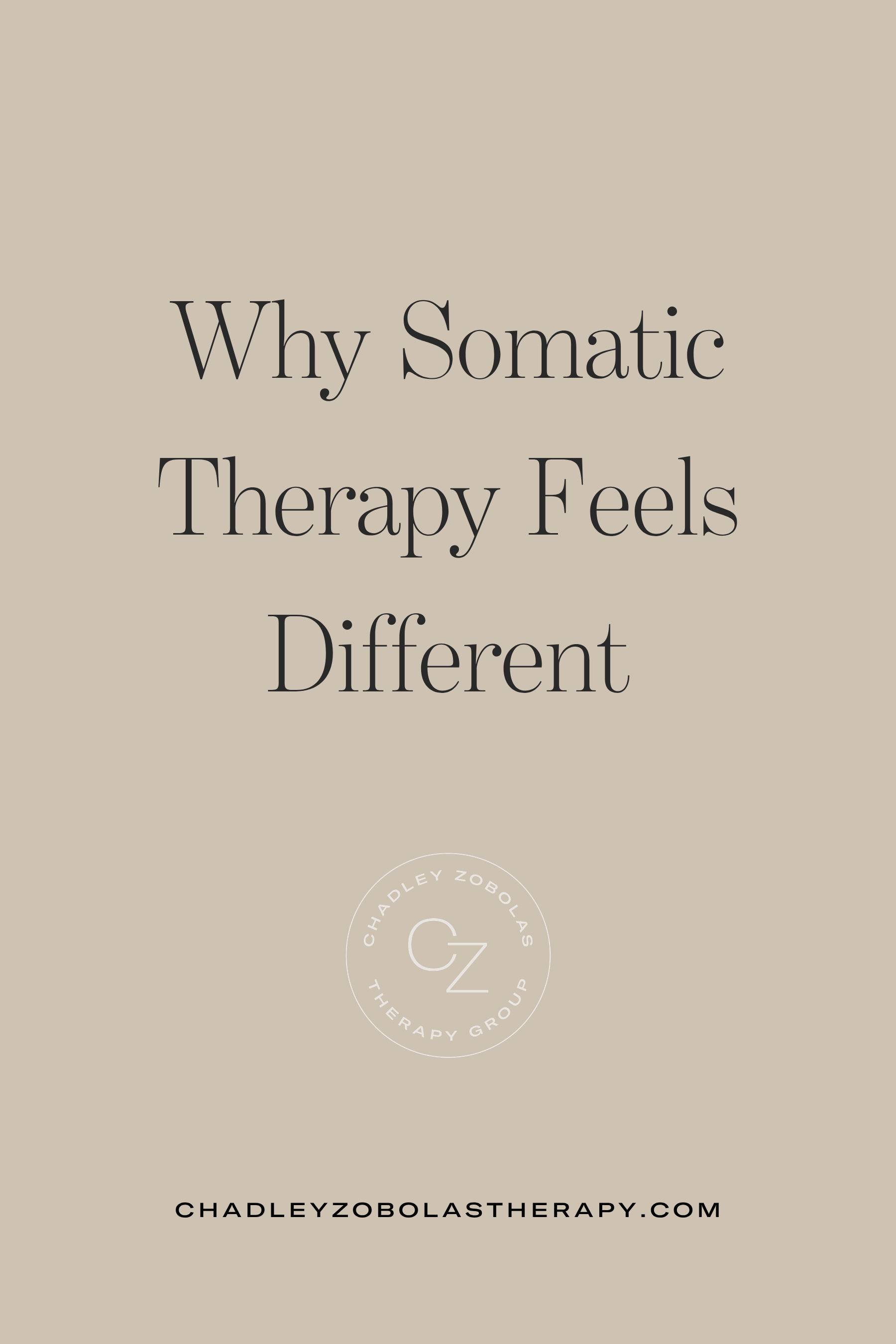 Why somatic therapy feels different from talk therapy and how it supports trauma healing