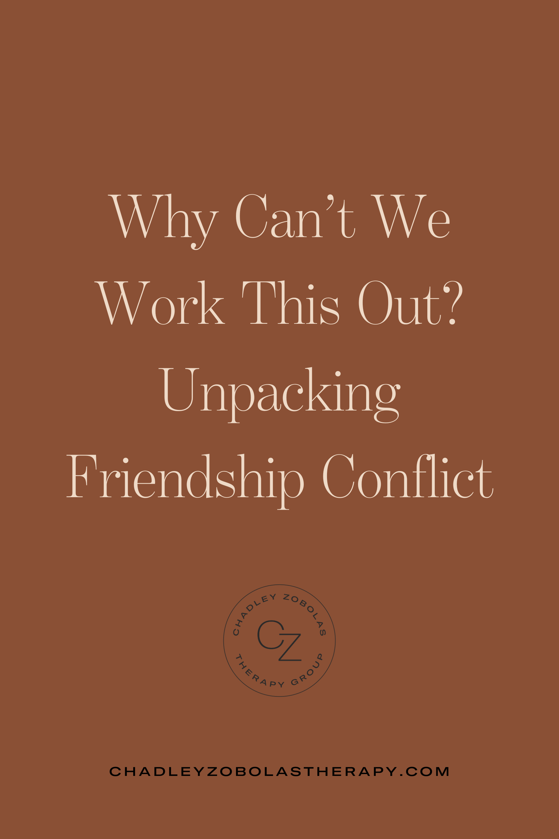 How to deal with friendship conflict and improve communication in relationships