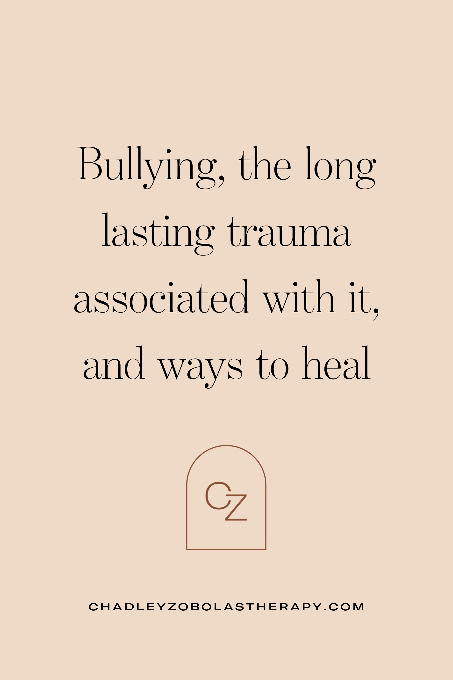 Image shows "Bullying, the long-lasting trauma associated with it and ways to heal" Trauma Therapy Denver, CO can help you address old trauma to heal in the present. Let our team of trauma therapists in Colorado be a helping hand for you. Call now an