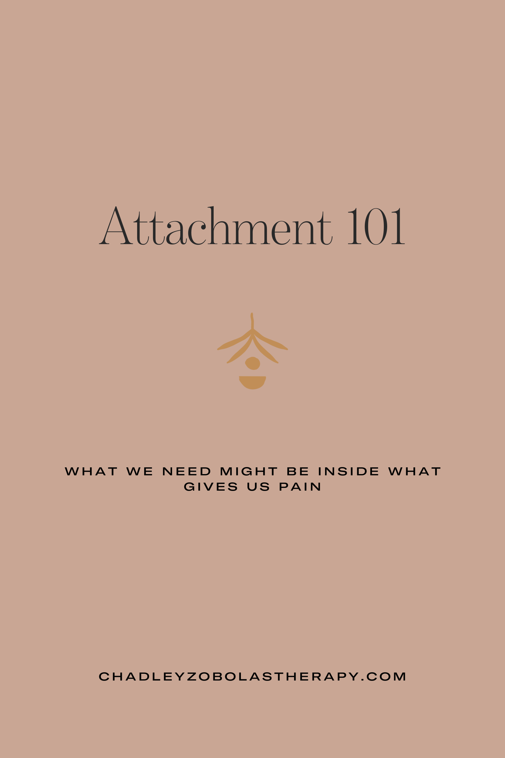 Blog title: Understanding Attachment Needs: Why What we need might be inside what gives us pain, featuring the Chadley Zobolas Therapy logo.