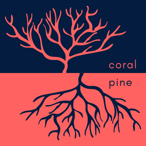 Coral and Pine