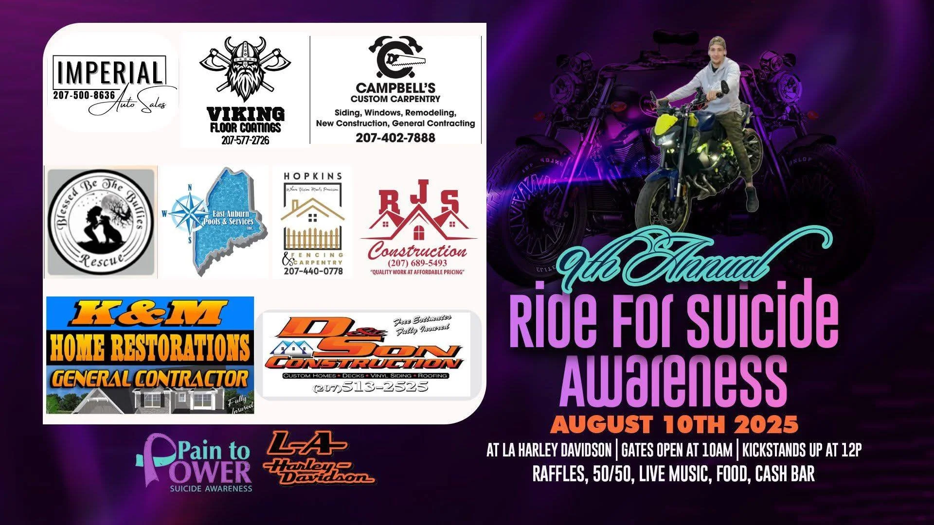 9th Annual Ride for Suicide Awareness