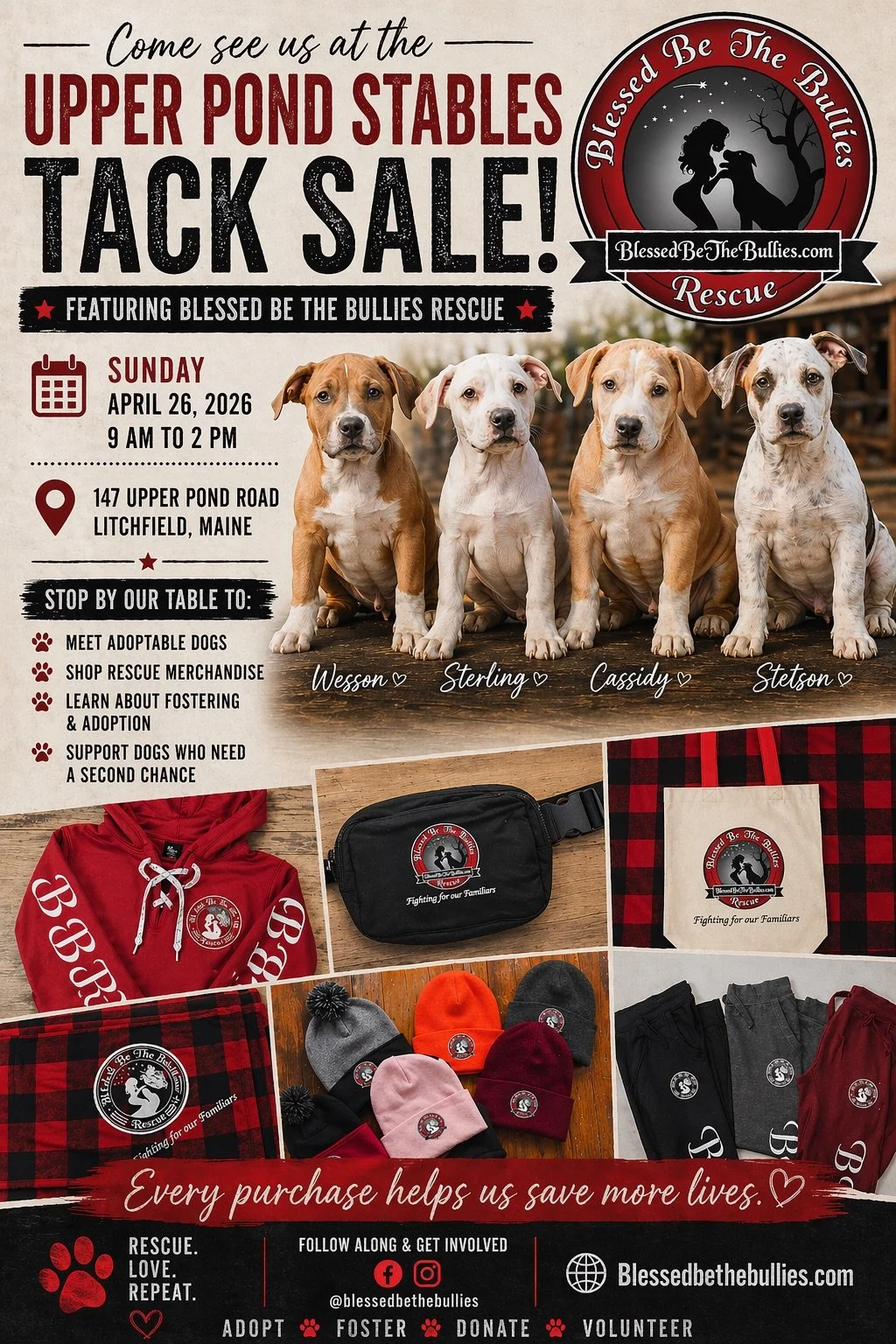 Upper Pond Stables Tack Sale and Pop Up Event