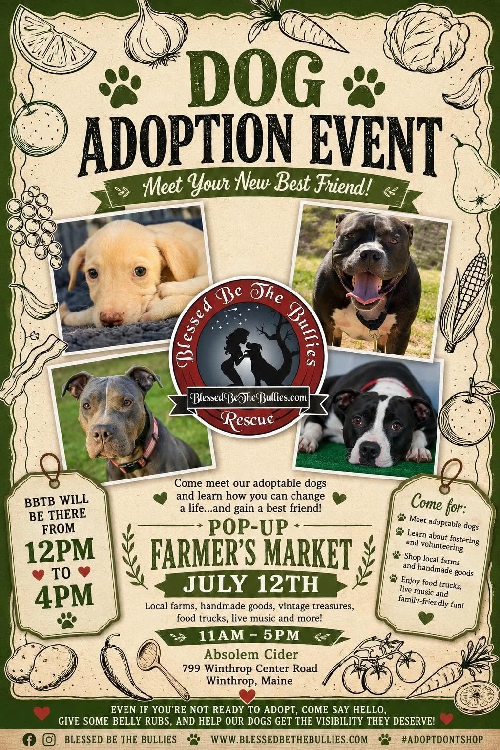 Adoption Event at Absolem Cider