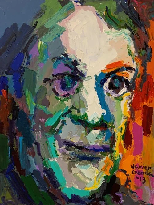 "Pablo Picasso II", Acrylic on Canvas, 40 x 30 in.