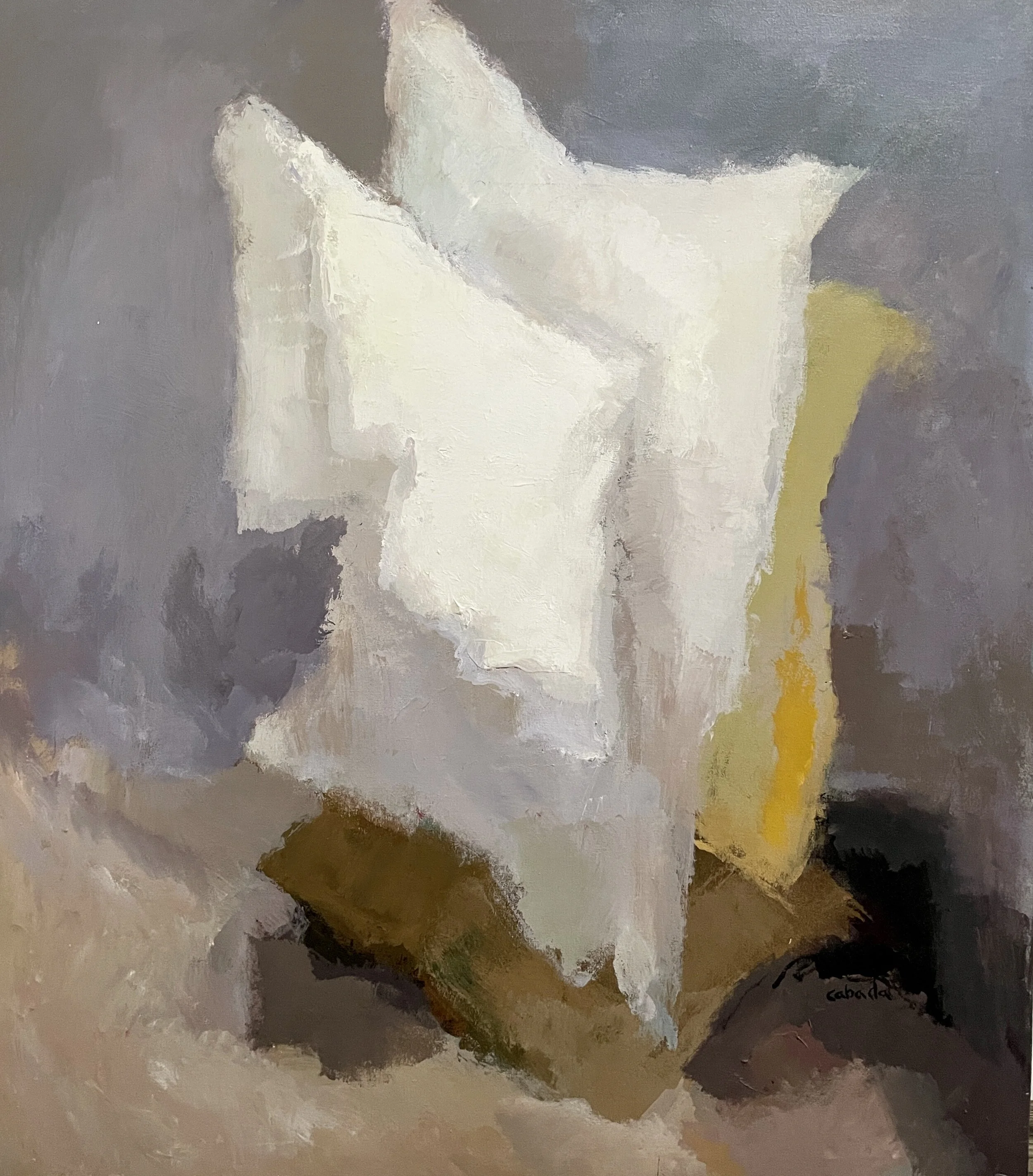 "Unveilings" Acrylic on Canvas, 39.5 x 34.5 in.