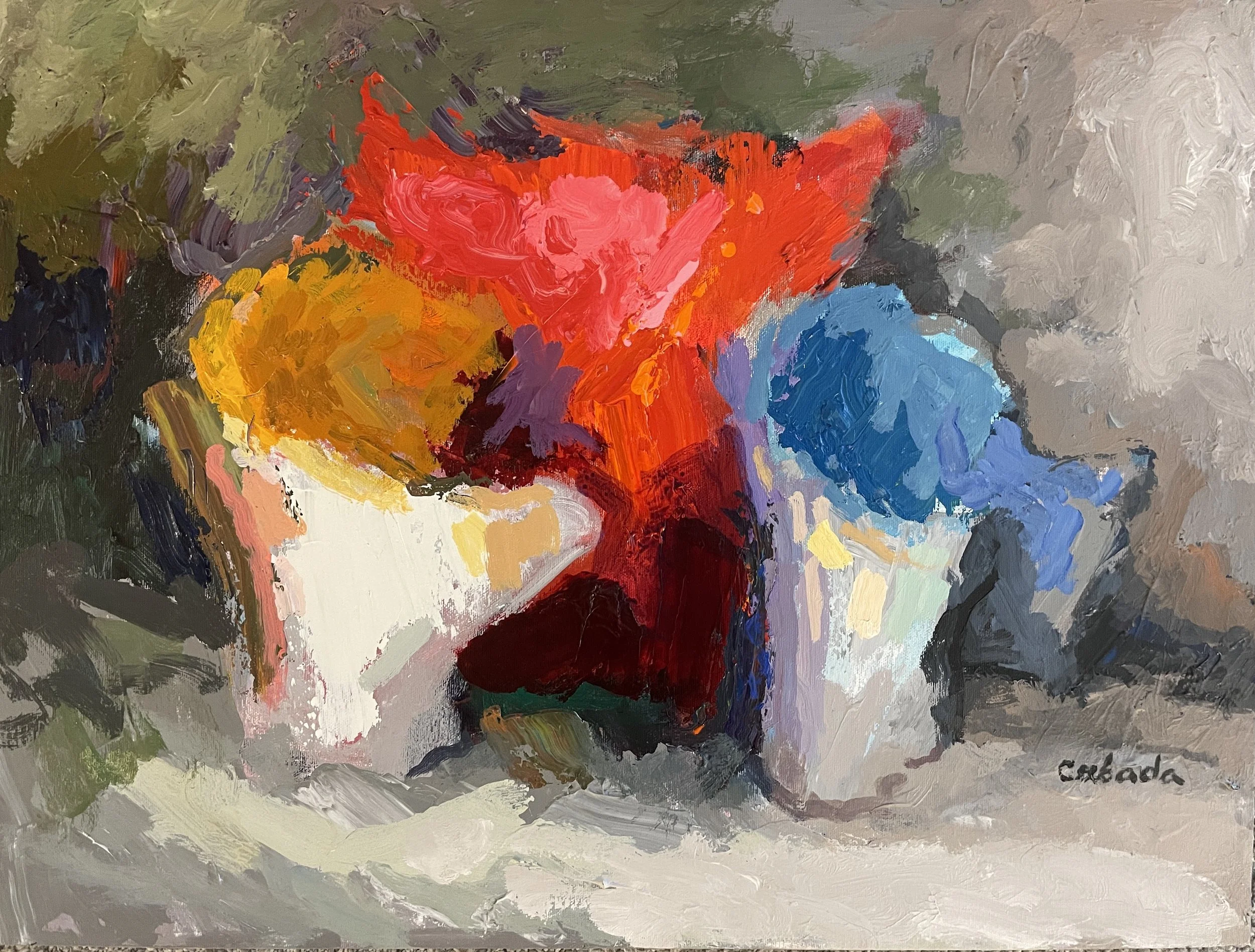 "Color Arrangement," Acrylic on Canvas, 18 x 24 in.