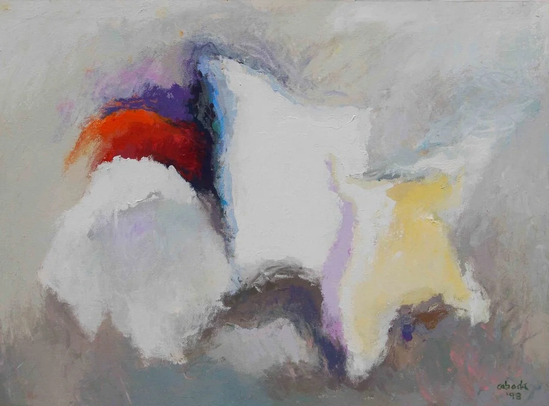 "A Congruent Family", 1998, Acrylic on Canvas,  32.5 x 44 in.