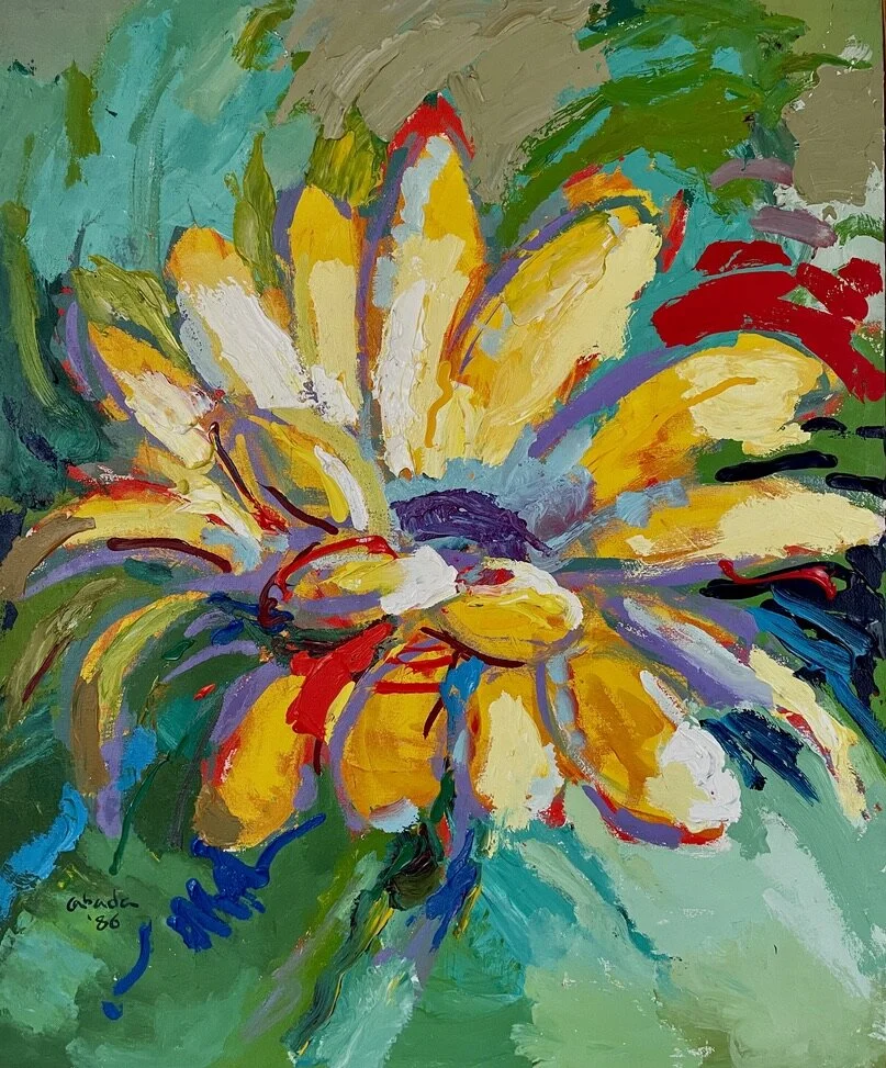 Yellow Gerbera Daisy, Acrylic on canvas, 30 x 40
PRIVATE COLLECTION