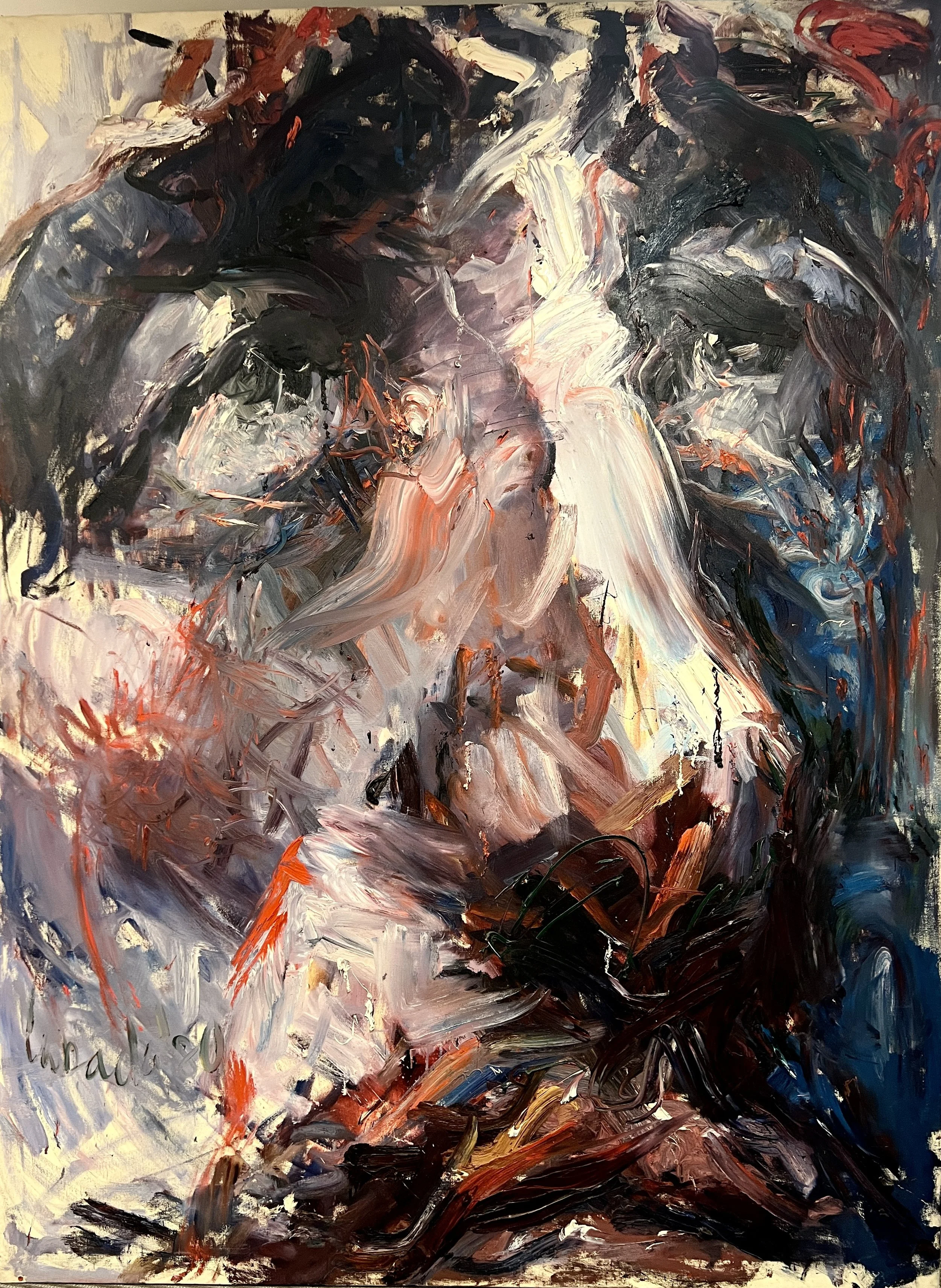 "It is Finished", Oil on Canvas, 71 x 58 in.