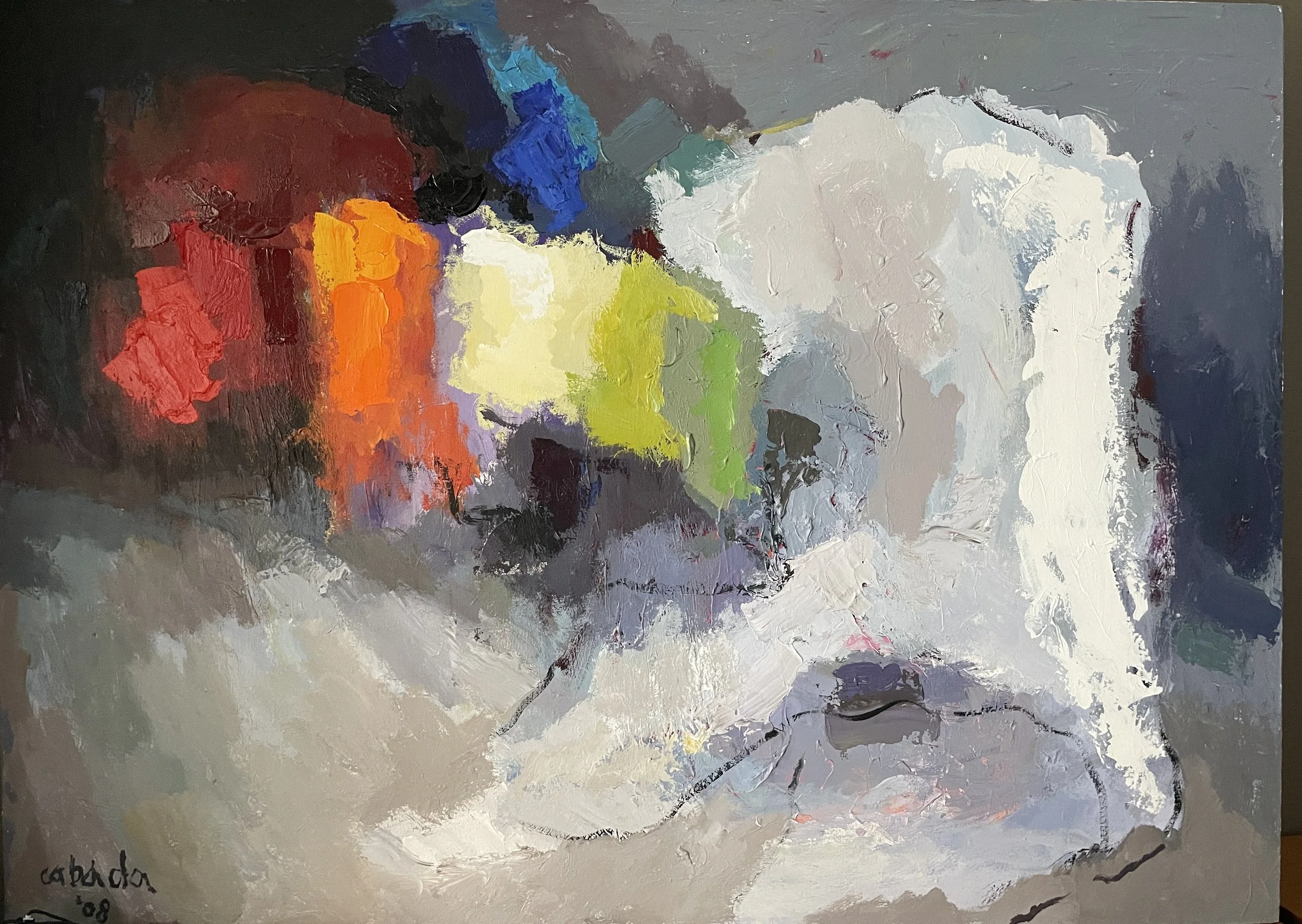 "The Followers," 2008, Acrylic on Canvas, 66 x 48 in.